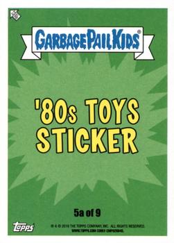2018 Topps Garbage Pail Kids We Hate the '80s #5a Mutila-Ted Back