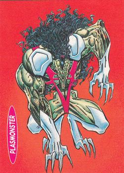 1993 Marvel UK Plasmer #1 Inserts #NNO Plasmonster Front