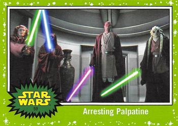 2017 Topps Star Wars Journey To The Last Jedi - Starfield Green #59 Arresting Palpatine Front