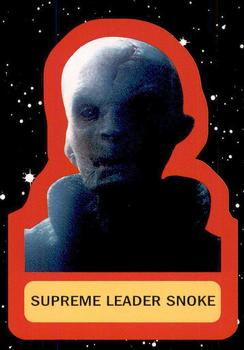 2017 Topps Star Wars Journey To The Last Jedi - Character Retro Stickers #4 Supreme Leader Snoke Front