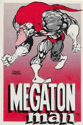 1989 Kitchen Sink Cards 20th Anniversary #3 Megaton Man Front