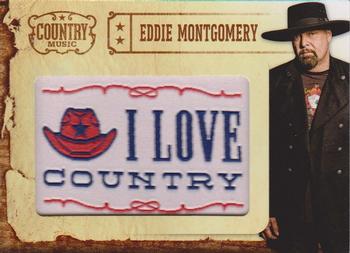 2014 Panini Country Music - I Love Country Patches #5 Eddie Montgomery Front