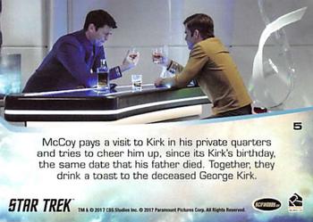 2017 Rittenhouse Star Trek Beyond #05 McCoy pays a visit to Kirk’s private quarters Back