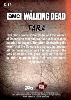 2017 Topps The Walking Dead Season 7 - Characters #C-12 Tara Chambler Back