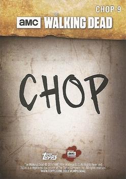 2017 Topps The Walking Dead Season 7 - Chop #CHOP-9 Spencer Monroe Back