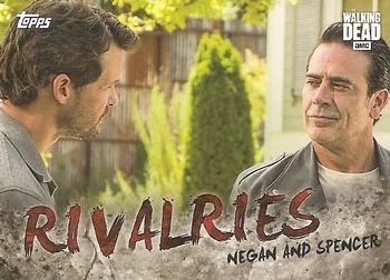 2017 Topps The Walking Dead Season 7 - Rivalries #R-4 Negan and Spencer Front