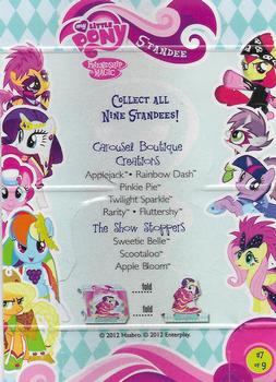 2012 Enterplay My Little Pony Friendship is Magic - Standees #7 Sweetie Belle Back