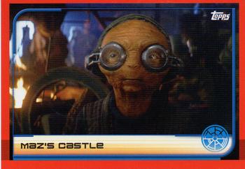 2017 Topps Star Wars Journey to the Last Jedi (UK Release) #13 Maz's Castle Front