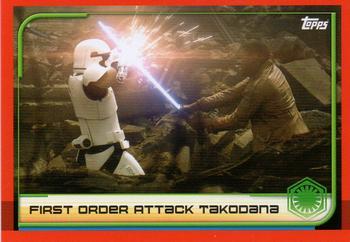 2017 Topps Star Wars Journey to the Last Jedi (UK Release) #17 First Order Attack Takodana Front