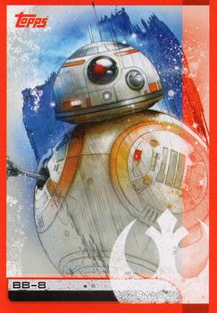2017 Topps Star Wars Journey to the Last Jedi (UK Release) #75 BB-8 Front