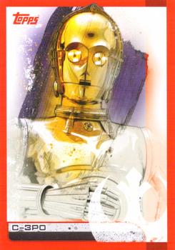 2017 Topps Star Wars Journey to the Last Jedi (UK Release) #78 C-3PO Front