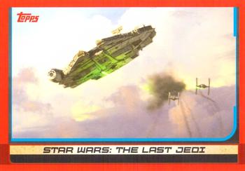 2017 Topps Star Wars Journey to the Last Jedi (UK Release) #99 (Millennium Falcon) Front