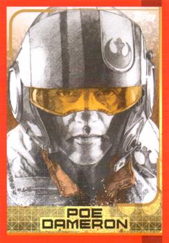 2017 Topps Star Wars Journey to the Last Jedi (UK Release) #125 Poe Dameron Front