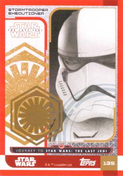 2017 Topps Star Wars Journey to the Last Jedi (UK Release) #135 Stormtrooper Executioner Back