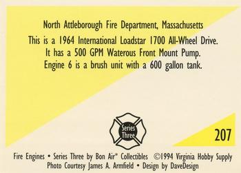1994 Bon Air Fire Engines #207 North Attleborough, Mass. - 1964 International Loadstar Back