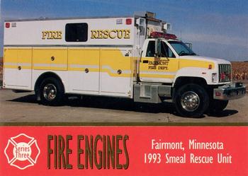1994 Bon Air Fire Engines #218 Fairmount, Minnesota - 1993 Smeal Rescue Unit Front