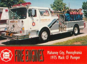 1994 Bon Air Fire Engines #238 Mahanoy City, Pennsylvania - 1975 Mack CF Pumper Front