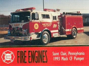 1994 Bon Air Fire Engines #242 Saint Clair, Pennsylvania - 1993 Mack CF Pumper Front