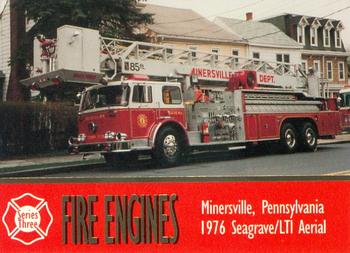 1994 Bon Air Fire Engines #245 Minersville, Pennsylvania - 1976 Seagrave/LTI Aerial Front