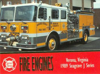 1994 Bon Air Fire Engines #251 Verona, Virginia - 1989 Seagrave J Series Front