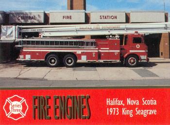 1994 Bon Air Fire Engines #258 Halifax, Nova Scotia - 1973 King Seagrave Front
