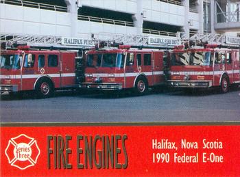1994 Bon Air Fire Engines #259 Halifax, Nova Scotia - 1990 Federal E-One Front