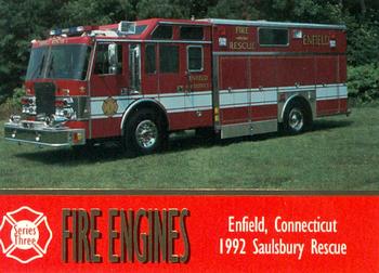 1994 Bon Air Fire Engines #261 Enfield, Connecticut - 1992 Saulsbury Rescue Front