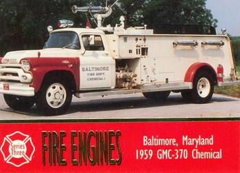1994 Bon Air Fire Engines #277 Baltimore, Maryland - 1959 GMC-370 Chemical Front