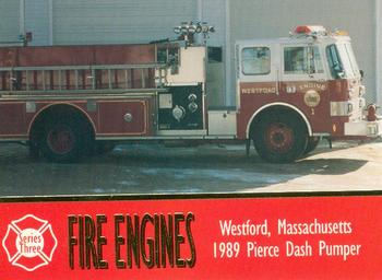 1994 Bon Air Fire Engines #279 Westford, Massachusetts - 1989 Pierce Dash Pumper Front