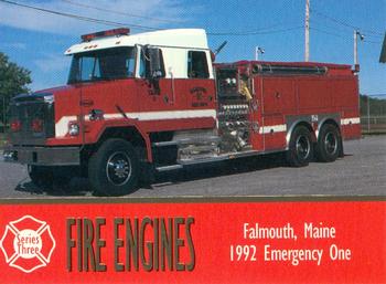 1994 Bon Air Fire Engines #289 Falmouth, Maine - 1992 Emergency One Front