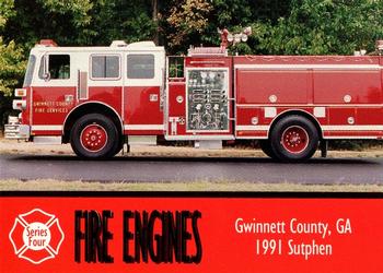 1994 Bon Air Fire Engines #309 Gwinnett County, GA - 1991 Sutphen Front