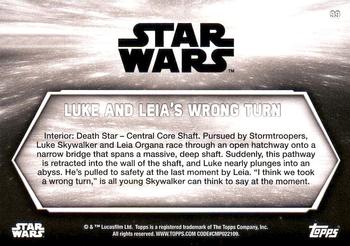 2018 Topps Star Wars: A New Hope Black & White #99 Luke and Leia's wrong turn Back