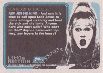 2006 Topps Little Britain Collector Cards #70 Rev Jessie King Back