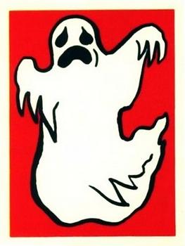 1961 Leaf Spook Stories - Stickers #NNO Ghost Front