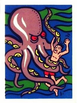 1961 Leaf Spook Stories - Stickers #NNO Giant Octopus Front