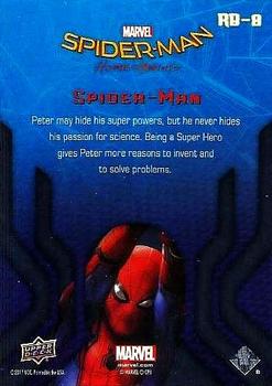 2017 Upper Deck Marvel Spider-Man: Homecoming Walmart Edition #RB-8 Spider-Man - Peter may hide his super powers, but Back
