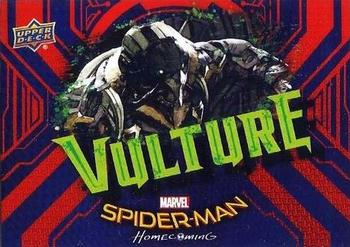 2017 Upper Deck Marvel Spider-Man: Homecoming Walmart Edition #RB-25 Vulture - The Vulture and his men successfully Front