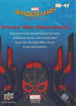 2017 Upper Deck Marvel Spider-Man: Homecoming Walmart Edition #RB-47 Spider-Man Homecoming - With Earth having received Back