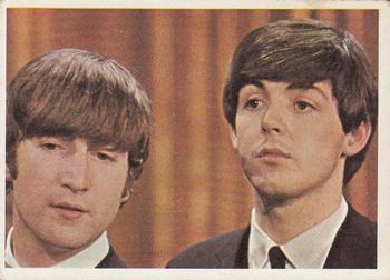 1964 Topps Beatles Color #13 John and Paul - Paul Speaking Front