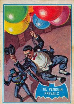 1966 O-Pee-Chee Batman Series B (Blue Bat Logo) #2B The Penguin Prevails Front