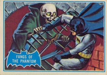 1966 O-Pee-Chee Batman Series B (Blue Bat Logo) #24B Fangs of the Phantom Front