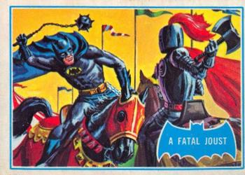 1966 O-Pee-Chee Batman Series B (Blue Bat Logo) #34B A Fatal Joust Front