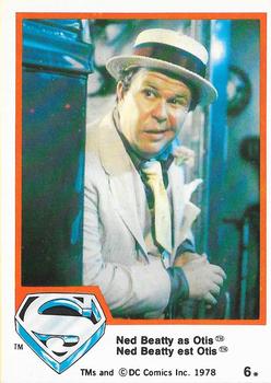 1978 O-Pee-Chee Superman: The Movie #6 Ned Beatty As Otis Front