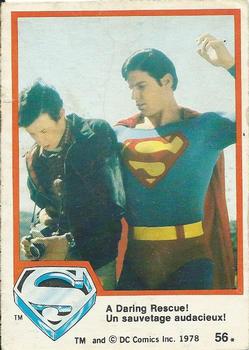 1978 O-Pee-Chee Superman: The Movie #56 A Daring Rescue! Front