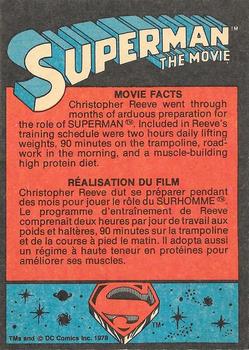 1978 O-Pee-Chee Superman: The Movie #89 Lovely Lois Lane (Margot Kidder) Back