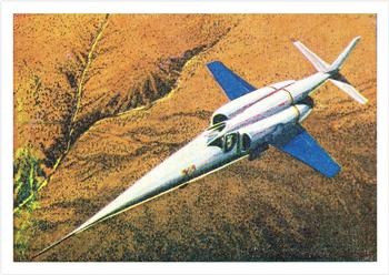1958 Cardmaster Jet Aircraft of the World #23 Douglas X3 Dart Front