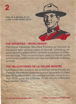 1973 O-Pee-Chee Royal Canadian Mounted Police #2 The Mounties' 