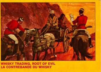 1973 O-Pee-Chee Royal Canadian Mounted Police #4 Whisky Trading, Root of Evil / La Contrébande du Whisky Front