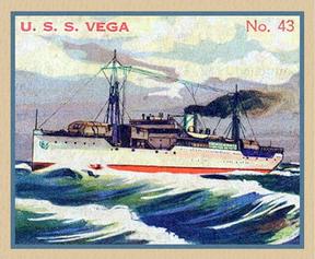 1936 Newport Products Battleship Gum (R20) #43 U.S.S. Vega Front