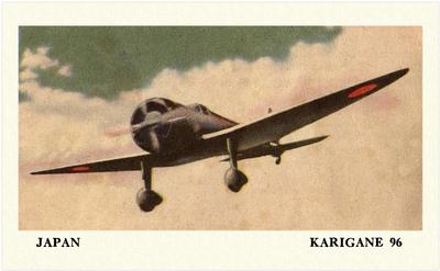1940 Cracker Jack Fighting Planes (E151) #NNO Japan: Karigane 96 Front